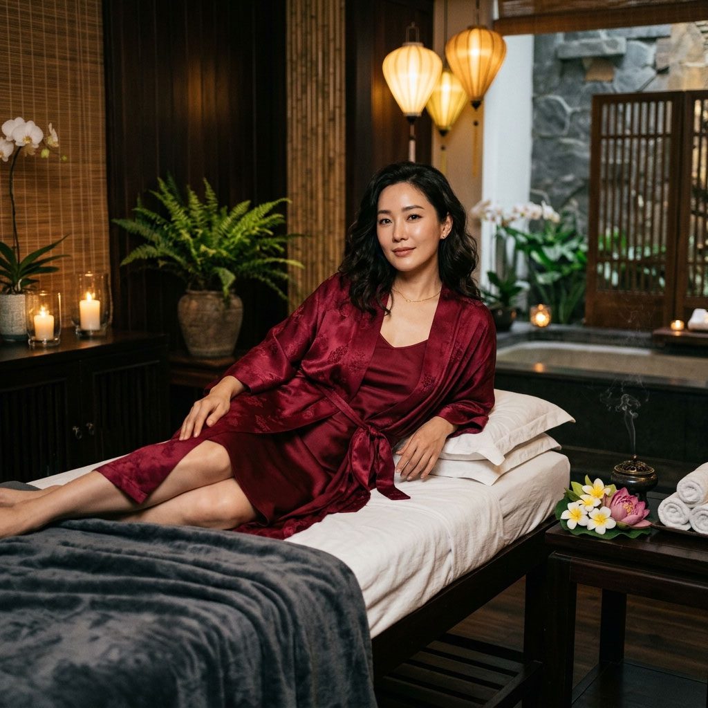 다낭 붐붐 마사지 업체 소개 및 예약 가이드 a gorgeous korean celebrity style woman wearing an 1777273155244